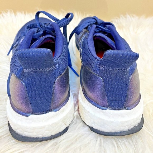 ADIDAS SOLAR BOOST 19 BLUE RUNNING SHOES SNEAKERS WOMENS 7 - Picture 3 of 8